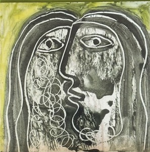 lot 106 image: Framed Abstract Artwork