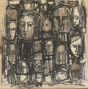lot 36 image: Abstract Print by GRC
