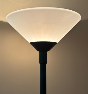 lot 118 image: Bold Black Floor Lamp