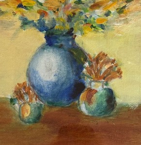 lot 121 image: Outstanding Original Floral Still Life Painting