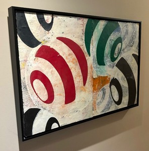 lot 11 image: Framed Original Oil on Paper by Harold Hollingsworth