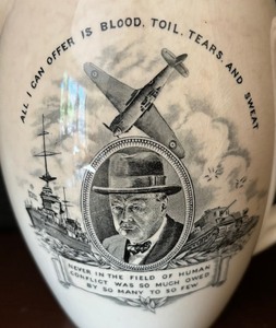lot 45 image: Vintage Copeland Spode Winston Churchill Pitcher