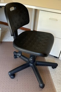 lot 155 image: Bold Black Office Chair