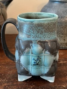 lot 172 image: Three Pieces of Artisan Pottery including an Artisan Pottery Teapot