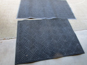 Commercial Rubber Back Rugs, Used