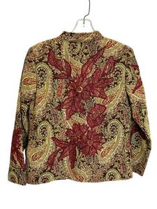 Indigo Moon (New with tags) Womens Calla Day Lily Paisley Embroidery Blazer Jacket with Undershirt (Size XS)