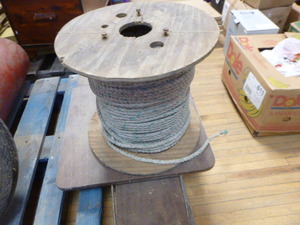 lot 26 image: Spool of Cotton Twisted Rope