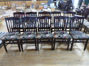 lot 74 image: 10 Dining Chairs