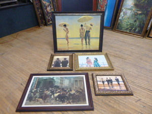 lot 87 image: 5 Framed Prints