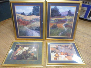 lot 91 image: 4 Framed Prints