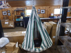 lot 105 image: Teepee Type Childrens Tree Swing
