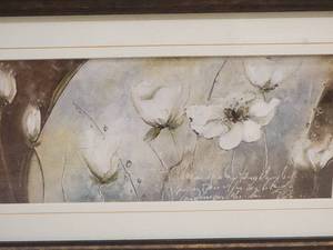 lot 83 image: Dreamy Fine Art Decor Print - White Lillies