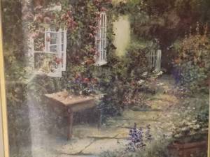 lot 109 image: Enchanting Garden Landscape Fine Art Print