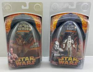 2005 Star Wars REVENGE OF THE SITH Action Figures (NIB)  In Protective Case