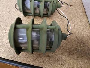 9 Mulberry 3-Tier Garden Lights - Green - 6 New in Box and 3 used