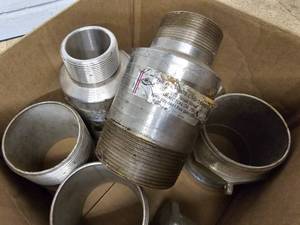 Box of steel couplers and reducers