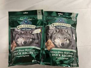 2 Bags of Blue Wilderness Trail Treats - Duck