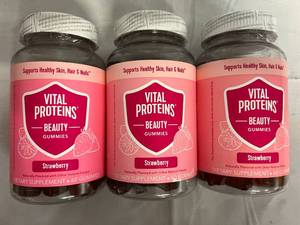 3 Bottles of Vital Protein Beauty Gummies