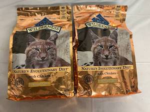 2 Bags of Blue Wilderness Weight Control Cat food