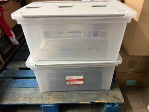 2 Wing Lid Storage Boxes