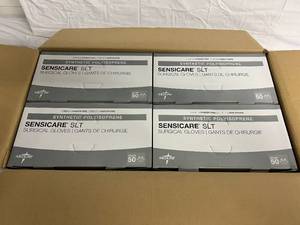 4 x 50ct Boxes of Sensicare Surgical Gloves - Large