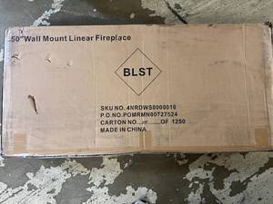 50 Wall-Mount Linear Electric Fireplace with Remote