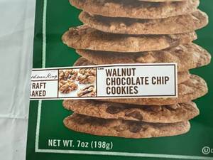 3 Bags of Tates Walnut Chocolate Chip Cookies