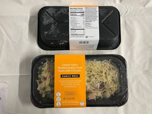 A. 2x 1.69lbs Family Meal Lemon Garlic Mediterranean Style Pasta wChicken(Target)