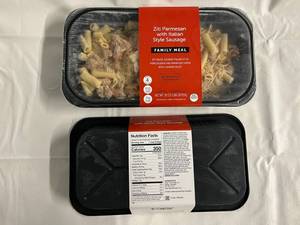 G. 2x 1.69lbs Family Meal Ziti Parmesan wItalian Sausage(Target)