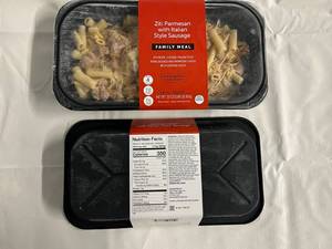 G. 2x 1.69lbs Family Meal Ziti Parmesan wItalian Sausage(Target)