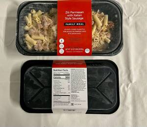 G. 2x 1.69lbs Family Meal Ziti Parmesan wItalian Sausage(Target)