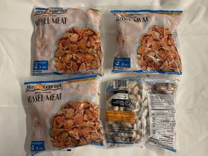 C. 4x 16oz Fully Cooked Mussel Meat