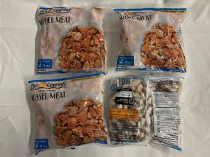 C. 4x 16oz Fully Cooked Mussel Meat