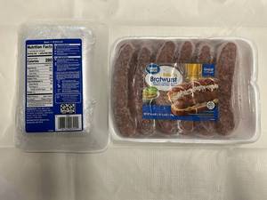 G. 2x 45.6oz Beer n Bratwurst(12per Package)