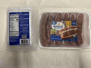 G. 2x 45.6oz Beer n Bratwurst(12per Package)