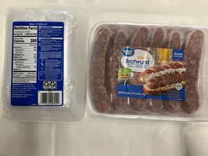 G. 2x 45.6oz Beer n Bratwurst(12per Package)