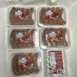 A. 6x 1lb 3oz Hot Italian Sausage