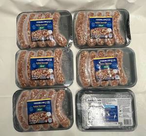 G. 6x 1lb Mild Italian Sausge