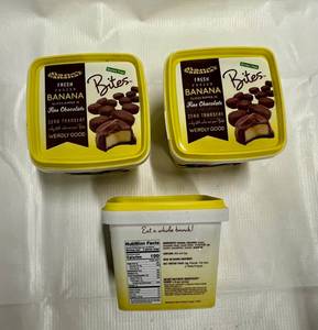 B. 3x 9.5oz Frozen Chocolate Covered Banana Bites