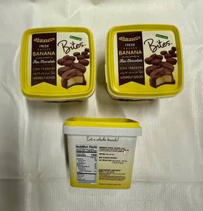 B. 3x 9.5oz Frozen Chocolate Covered Banana Bites