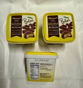 B. 3x 9.5oz Frozen Chocolate Covered Banana Bites