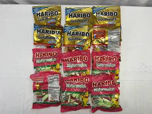 6x 4.1oz Haribo Watermelon & 6x 5oz Haribo Goldbears