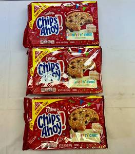 3x 14.38oz Chips Ahoy Confetti Cake Cookies