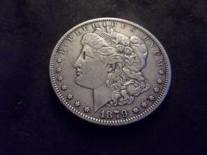 1879 O Morgan Silver Dollar