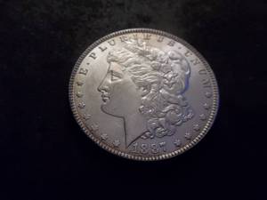 1887 Morgan Silver Dollar