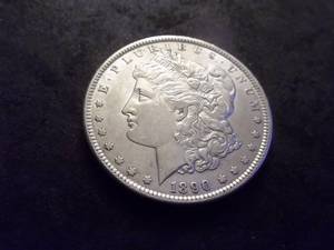 1890 Morgan Silver Dollar