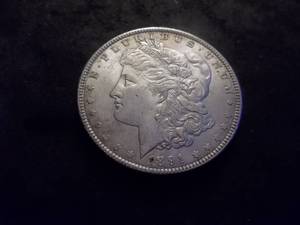 1891 Morgan Silver Dollar