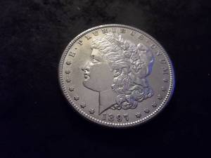 1897 S Morgan Silver Dollar