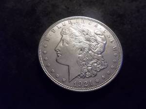 1921 D Morgan Silver Dollar