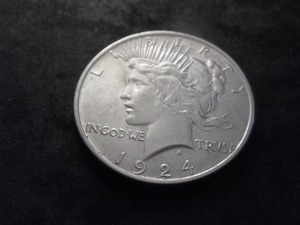 1924 Peace Silver Dollar